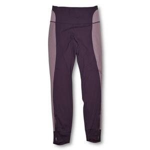 NWOT Athleta x Allyson Felix Purple‎ Leggings Zippers Athletic Workout XS